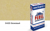 Цветная декоративная затирочная смесь Perel RL бежевая Зима