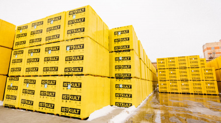 Газобетонные блоки Исткульт D500 625х750х100 Jumbo перегородочные