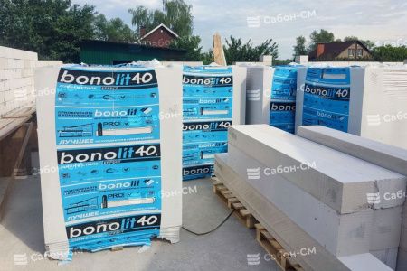 Газобетонные блоки Бонолит D600 600х250х250 стеновые